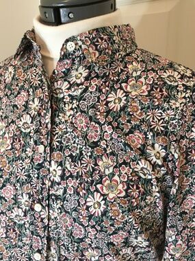 J. Crew and Liberty of London button down shirt, size 4